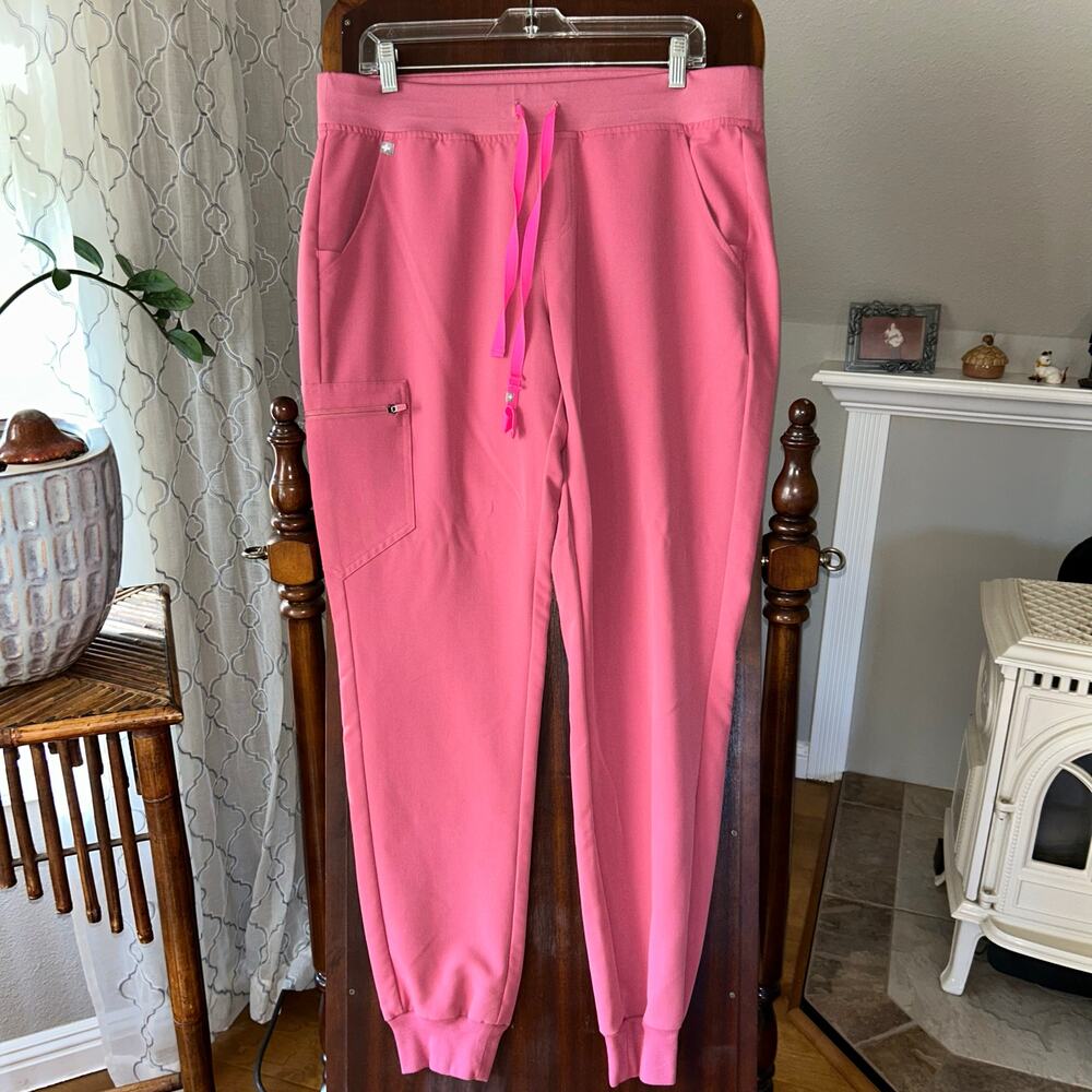 Women's Pink Drawstring Jogger Pants